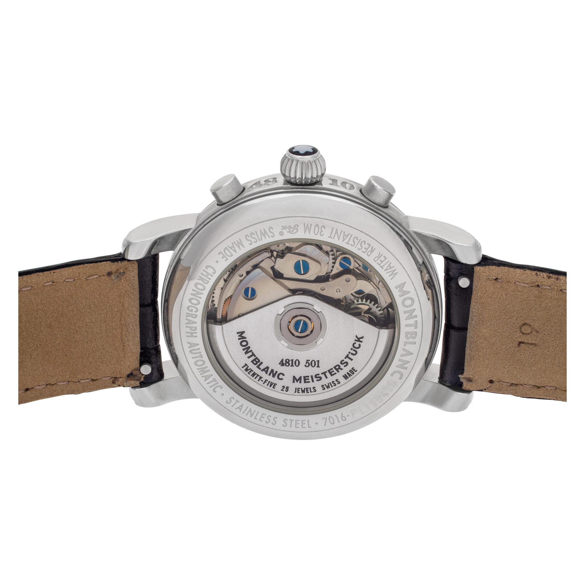 MontBlanc 7016 Chronograph Automatic Male Stainless Steel Watches MontBlanc 7016 Chronograph Automatic Male Stainless Steel Watches
