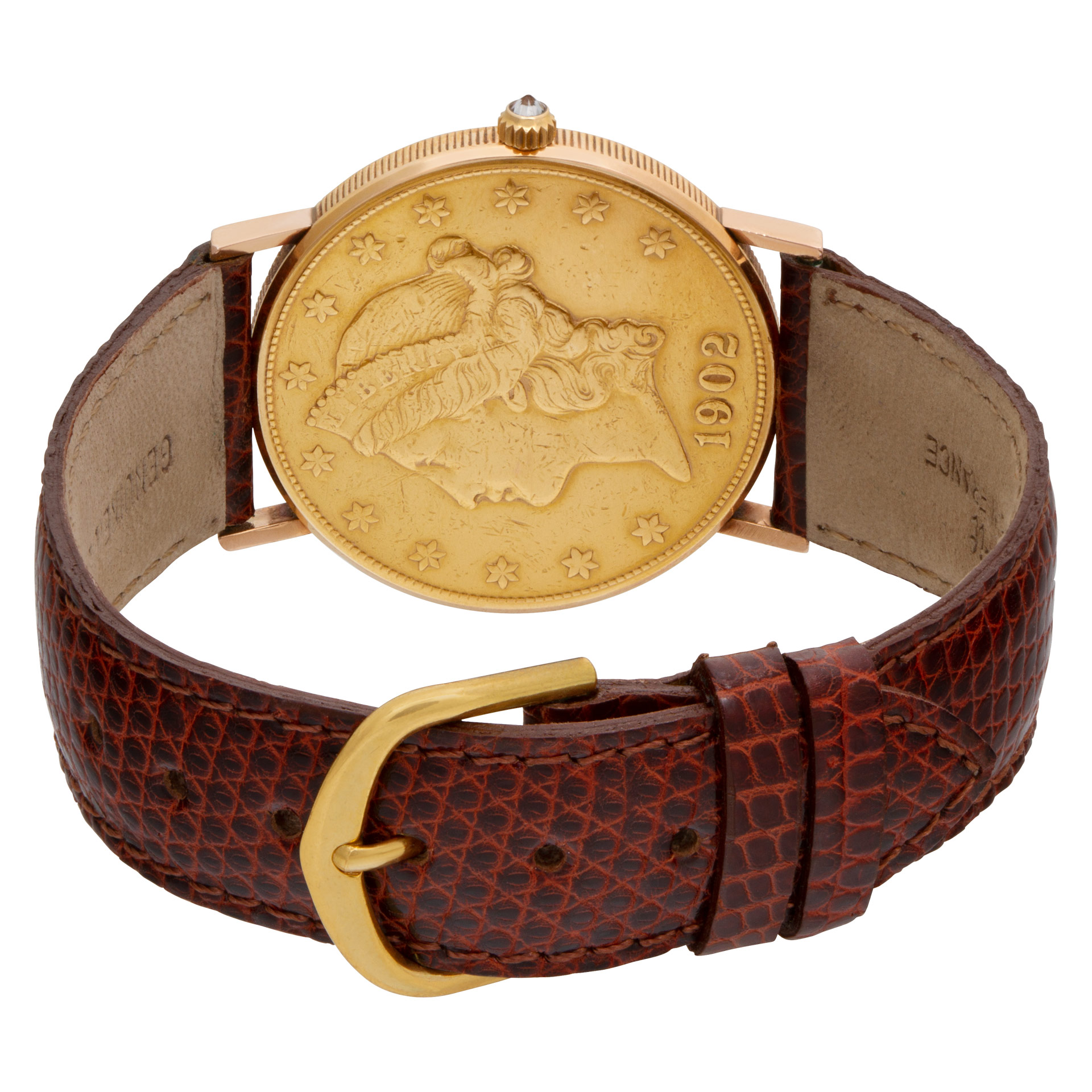 Corum 1896 $20 Coin Quartz Male 18k yellow gold Watches Corum 1896 $20 Coin Quartz Male 18k yellow gold Watches