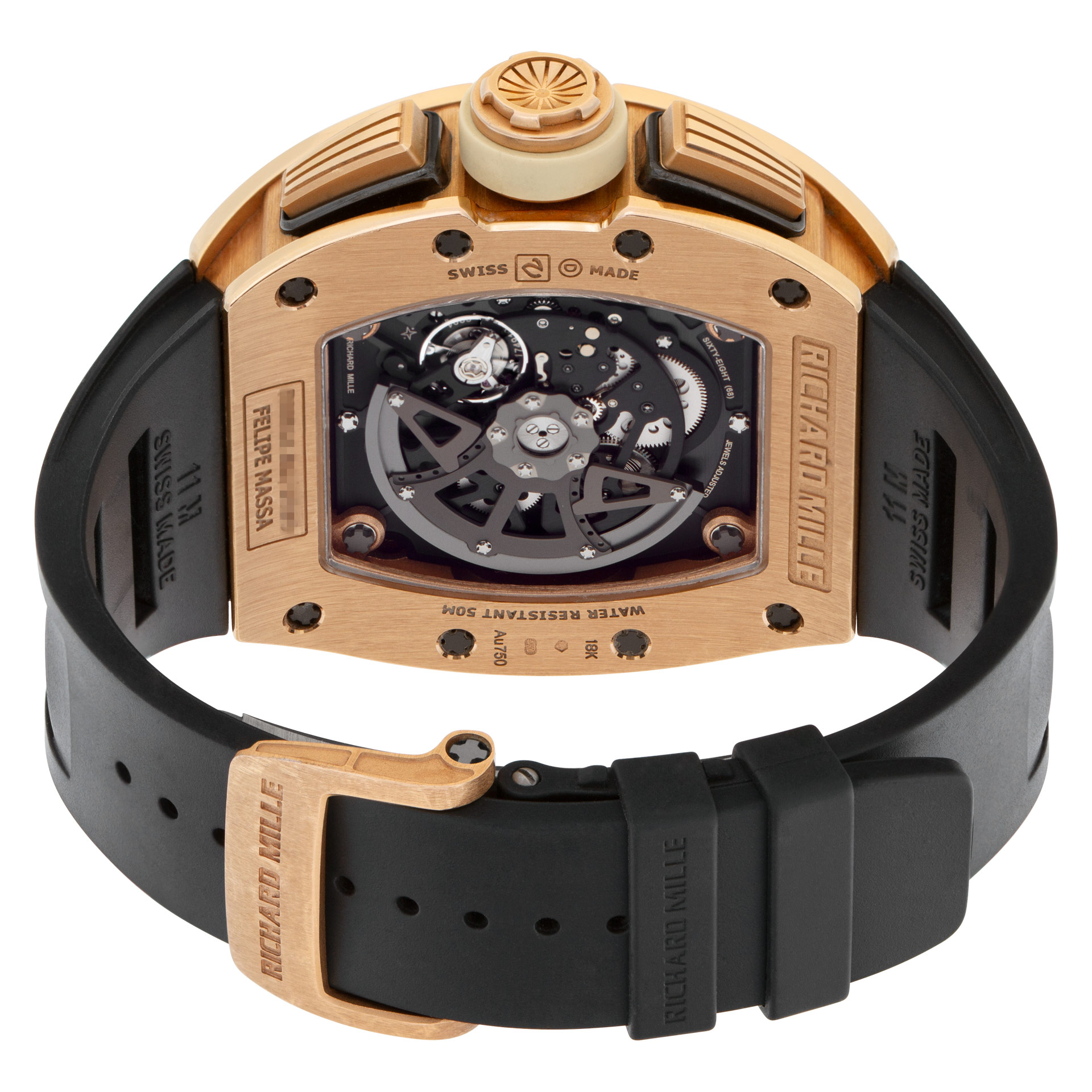 Richard Mille RM011 Felipe Massa Automatic Male 18k rose gold Watches Richard Mille RM011 Felipe Massa Automatic Male 18k rose gold Watches