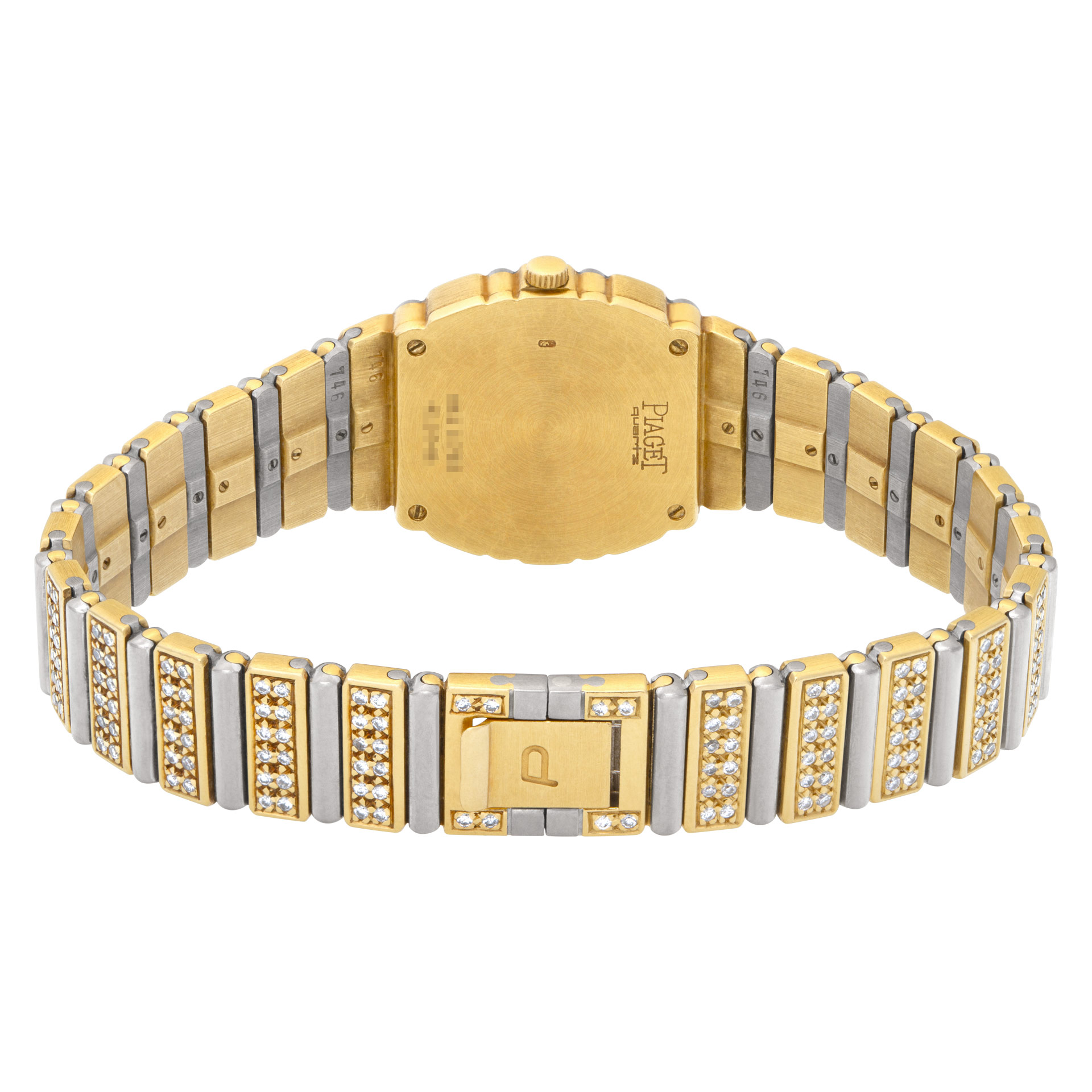 Piaget 861 C 725 Polo Quartz Female 18k White & Yellow Gold Watches Piaget 861 C 725 Polo Quartz Female 18k White & Yellow Gold Watches