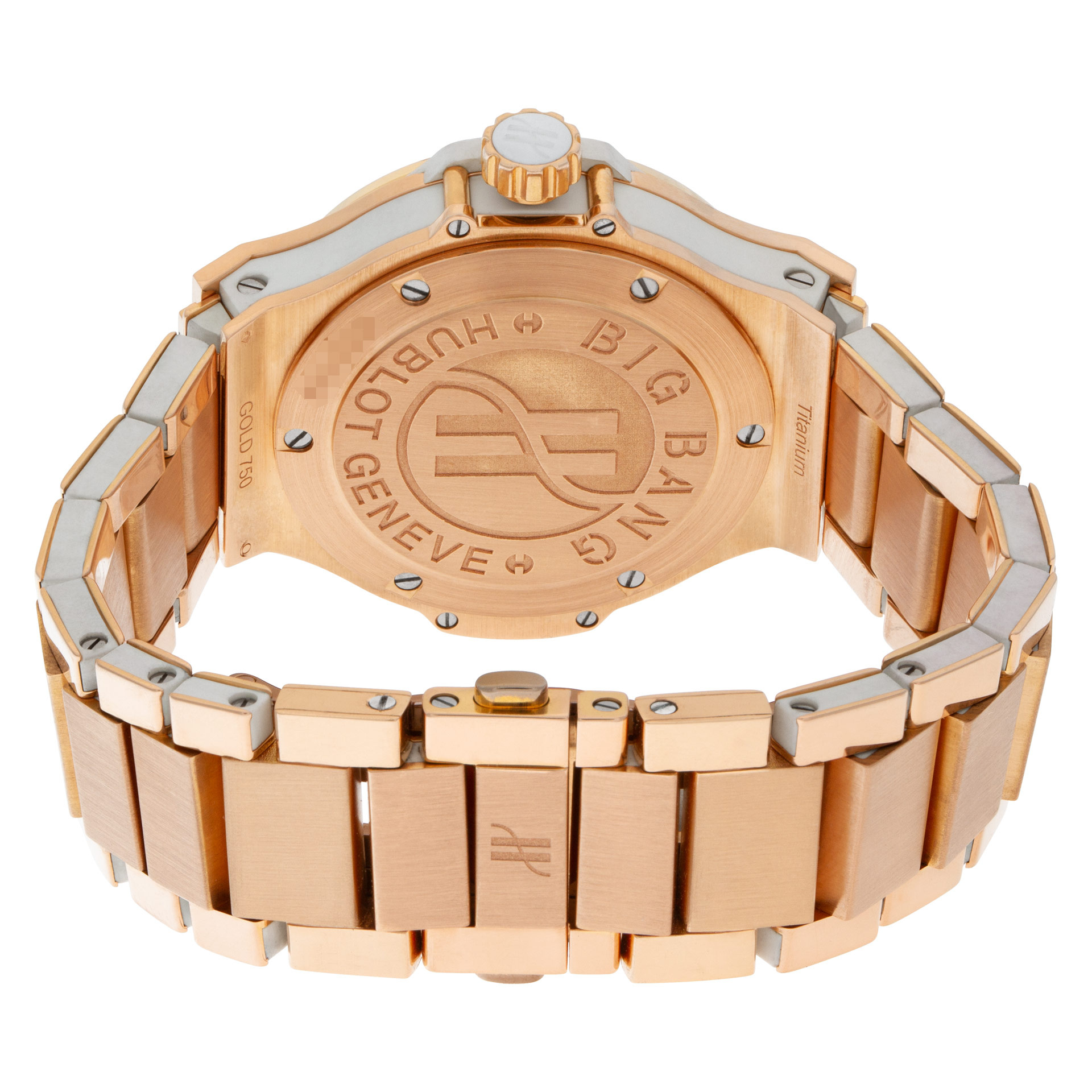 Hublot 361.PE.2010.PE.1104 Big Bang Quartz Unisex 18k rose gold and white resin Watches Hublot 361.PE.2010.PE.1104 Big Bang Quartz Unisex 18k rose gold and white resin Watches