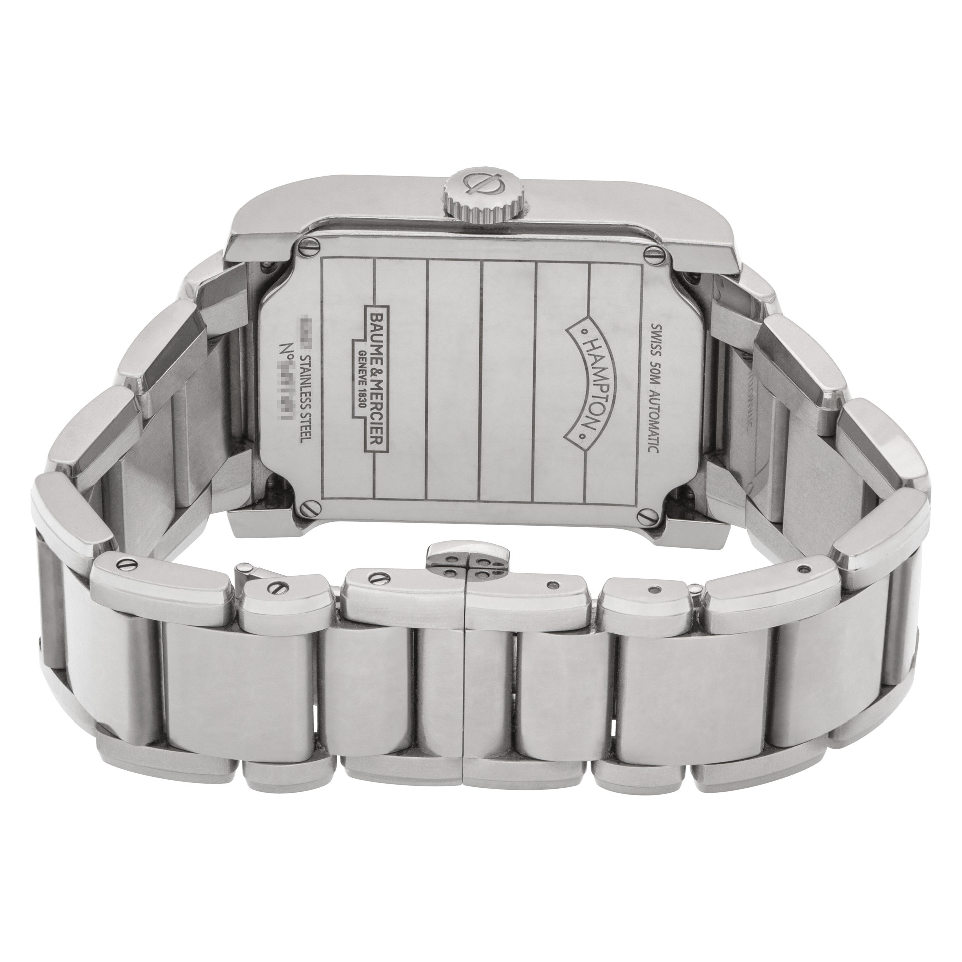 Baume & Mercier 65697 Hampton Automatic Unisex Stainless Steel Watches Baume & Mercier 65697 Hampton Automatic Unisex Stainless Steel Watches