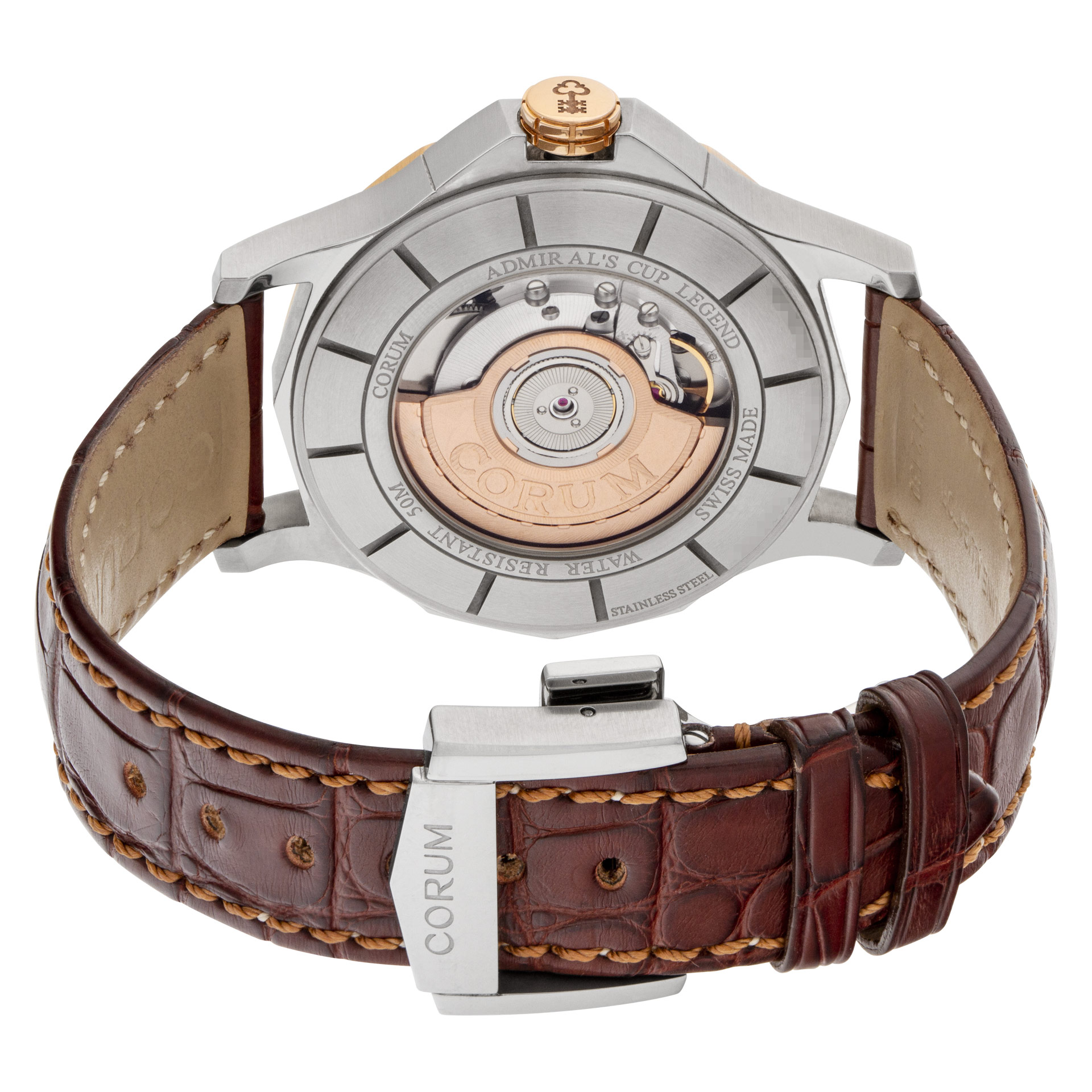 Corum 395.101.24/0F02 AK11 Admirals Cup Automatic Unisex 18k gold & Stainless Steel Watches Corum 395.101.24/0F02 AK11 Admirals Cup Automatic Unisex 18k gold & Stainless Steel Watches