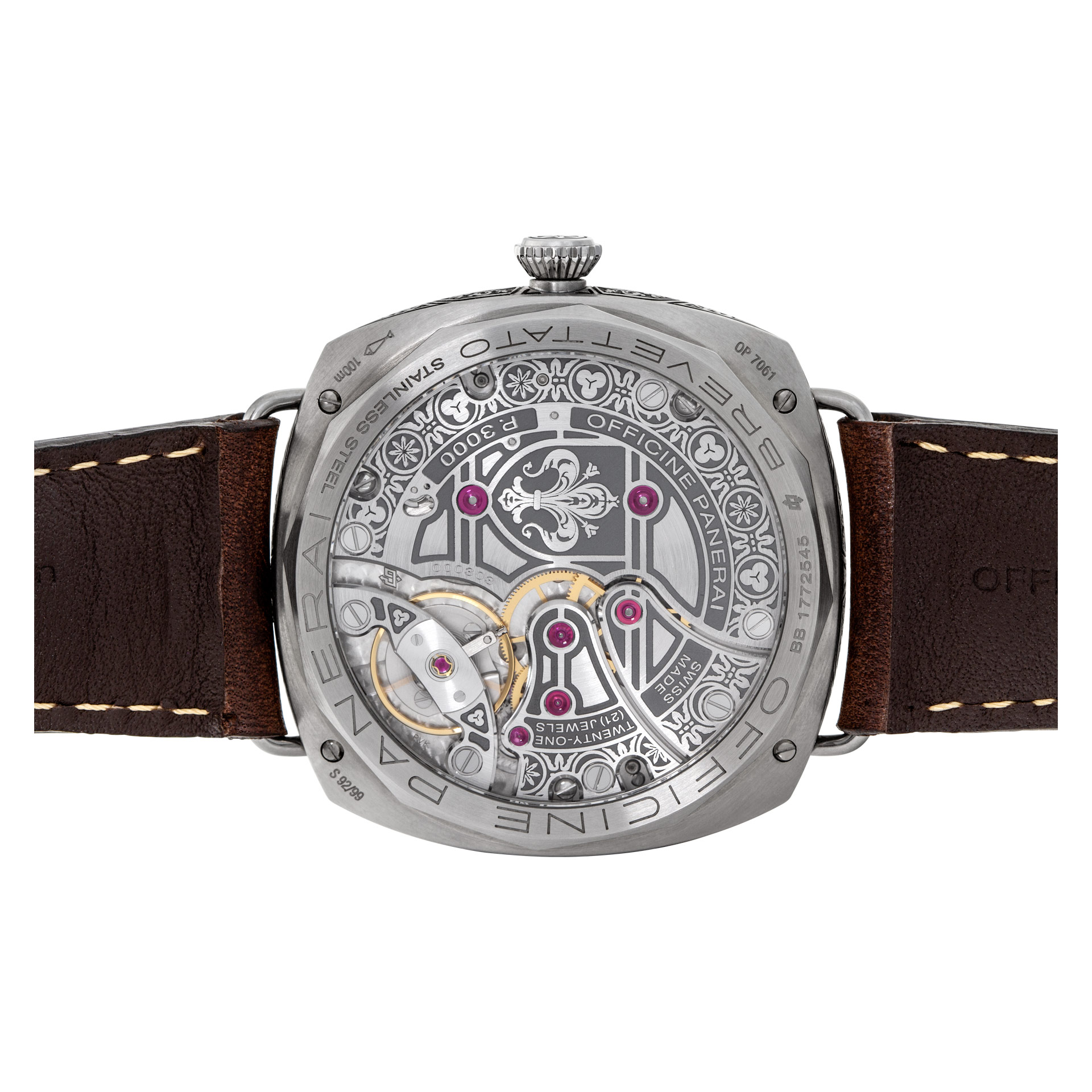 Panerai PAM00672 Radiomir Firenze Manual Male Stainless Steel Watches Panerai PAM00672 Radiomir Firenze Manual Male Stainless Steel Watches