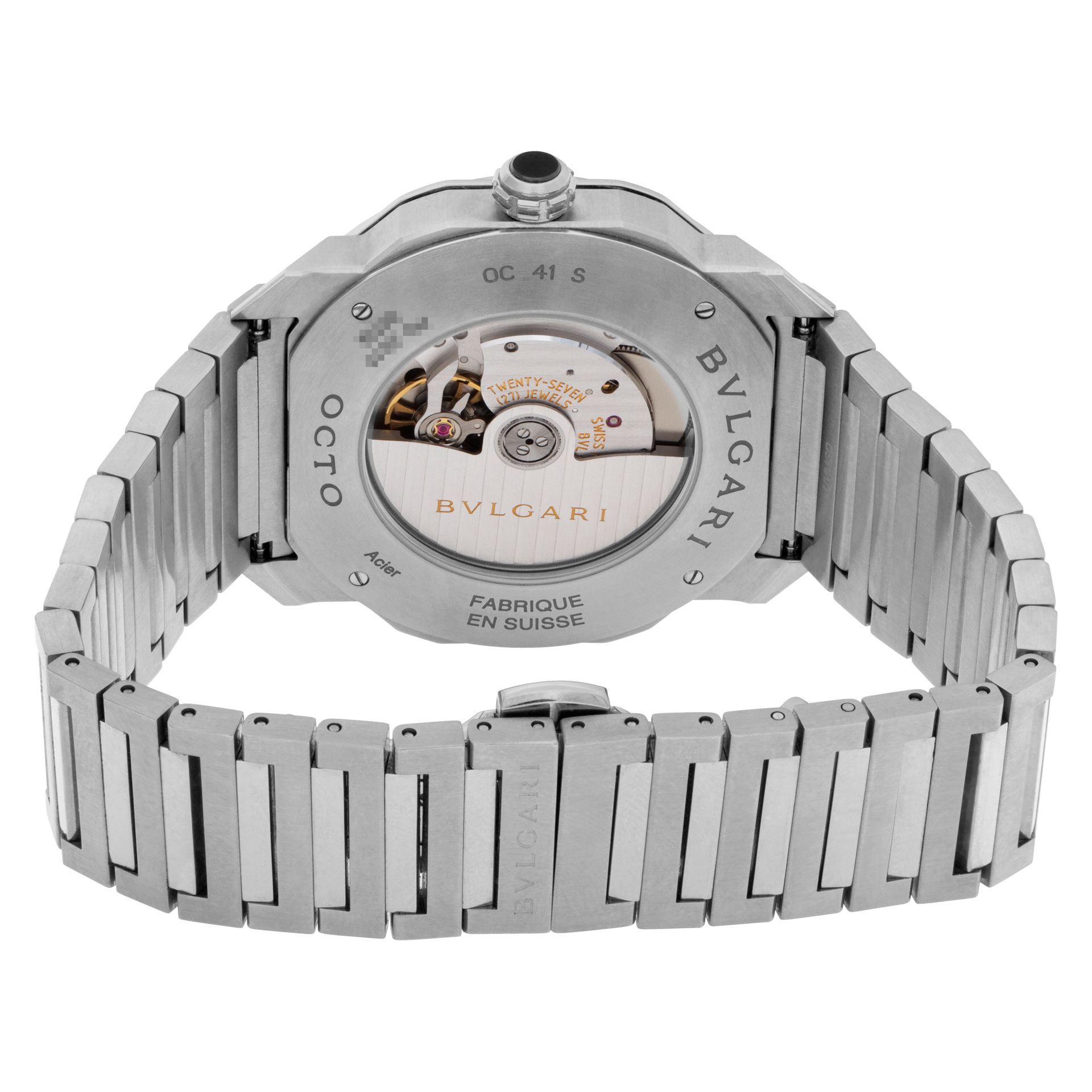 Bvlgari 102704 OCTO Automatic Male Stainless Steel Watches Bvlgari 102704 OCTO Automatic Male Stainless Steel Watches