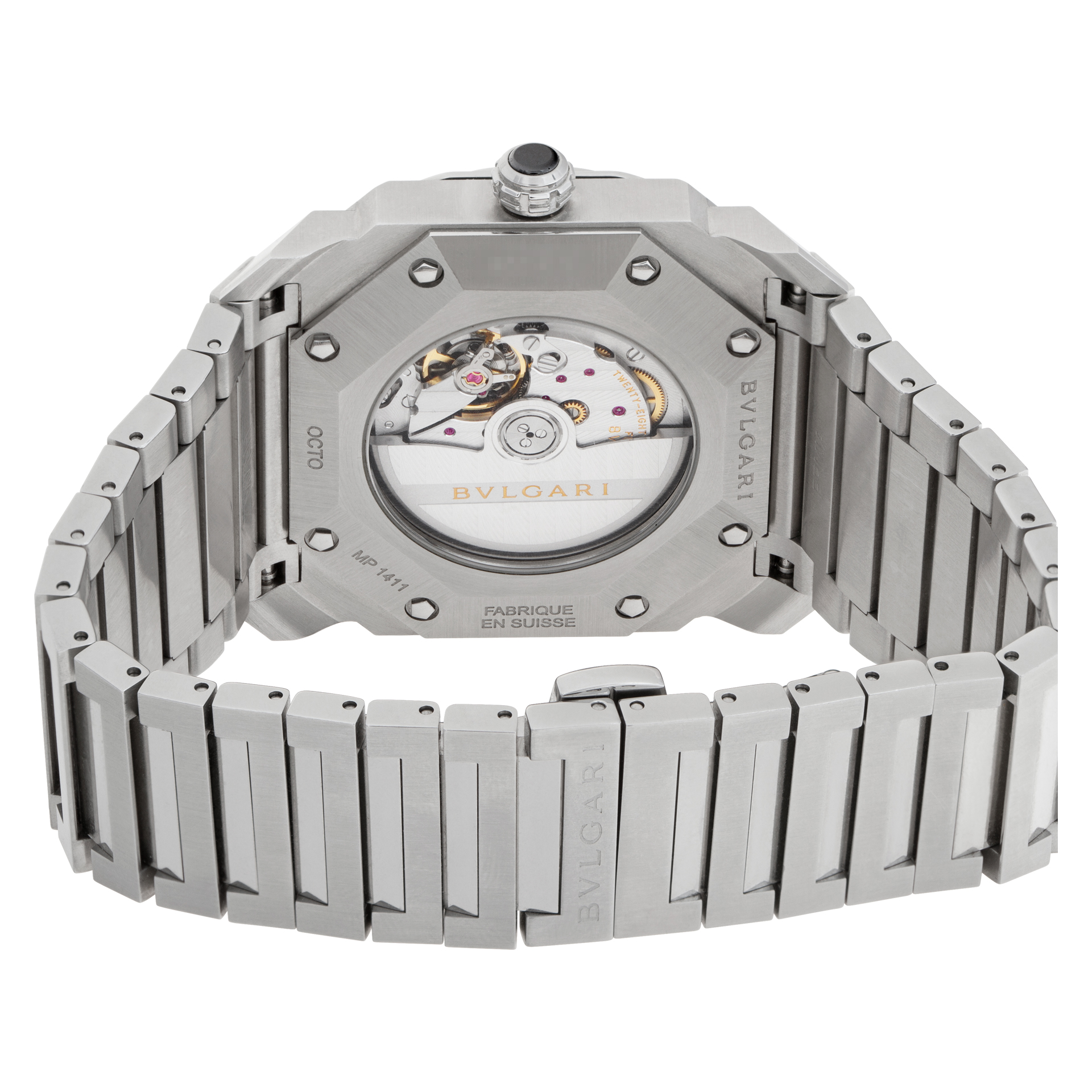 Bvlgari 102031 BGO 41 S Octo L Originale Automatic Male Stainless Steel Watches Bvlgari 102031 BGO 41 S Octo L Originale Automatic Male Stainless Steel Watches