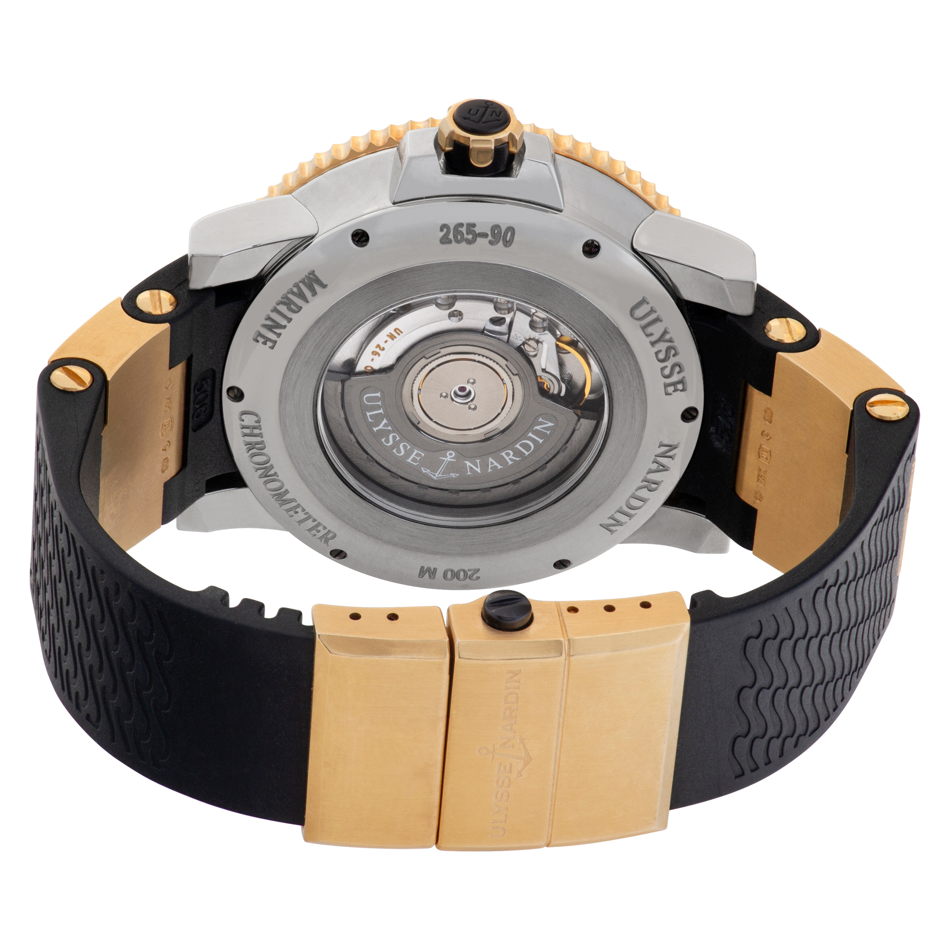 Ulysse Nardin 265-90 maxi diver Automatic Unisex 18k rose gold & titanium Watches Ulysse Nardin 265-90 maxi diver Automatic Unisex 18k rose gold & titanium Watches