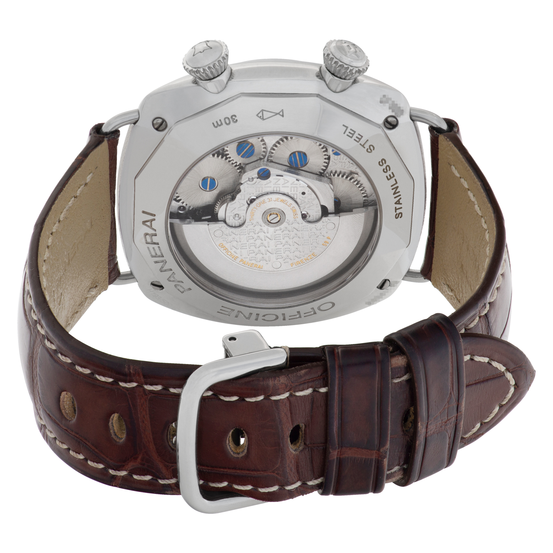 Panerai PAM00098 Radiomir Alarm Gmt Automatic Male Stainless Steel Watches Panerai PAM00098 Radiomir Alarm Gmt Automatic Male Stainless Steel Watches