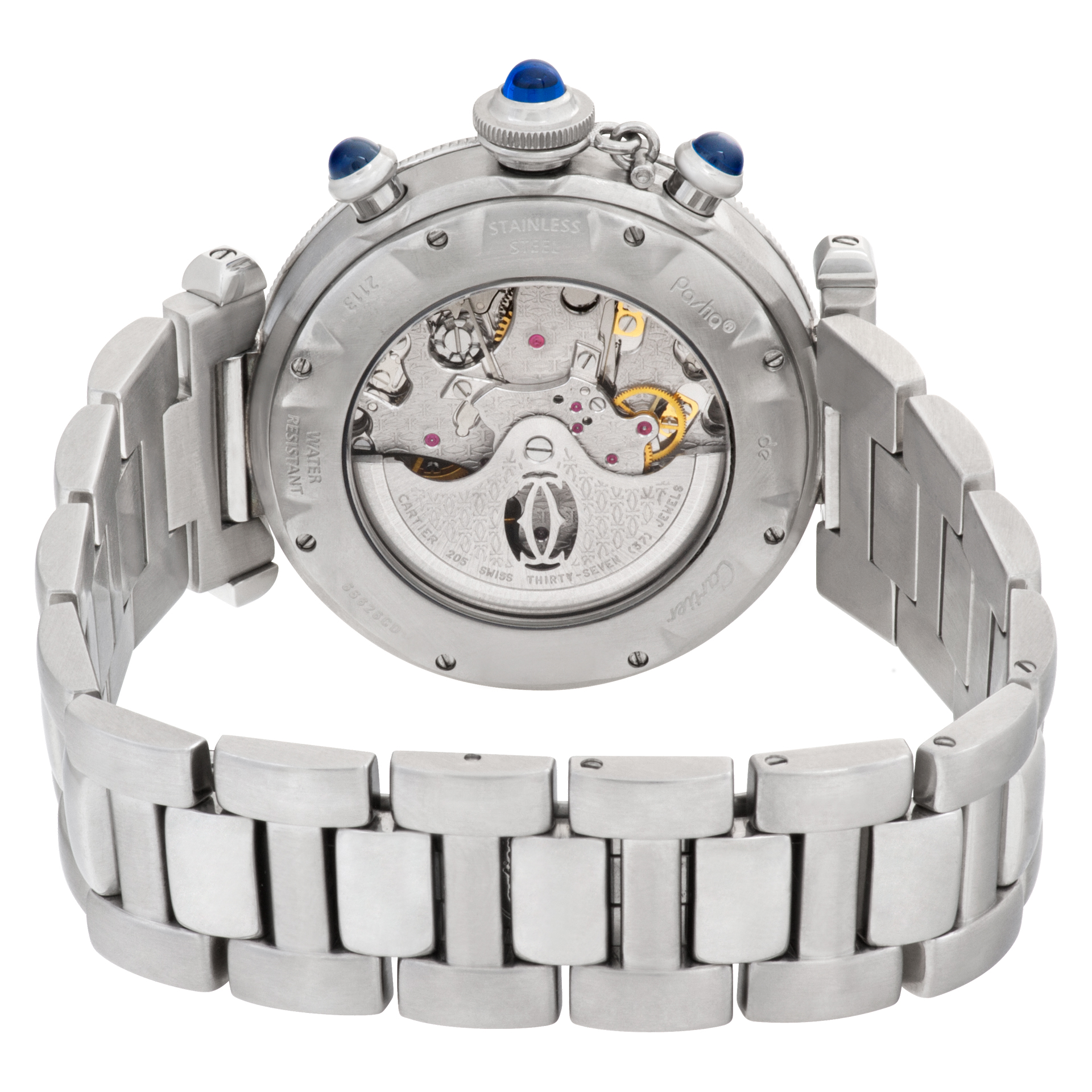 Cartier W31030H3 Pasha Chronograph Automatic Male Stainless Steel Watches Cartier W31030H3 Pasha Chronograph Automatic Male Stainless Steel Watches