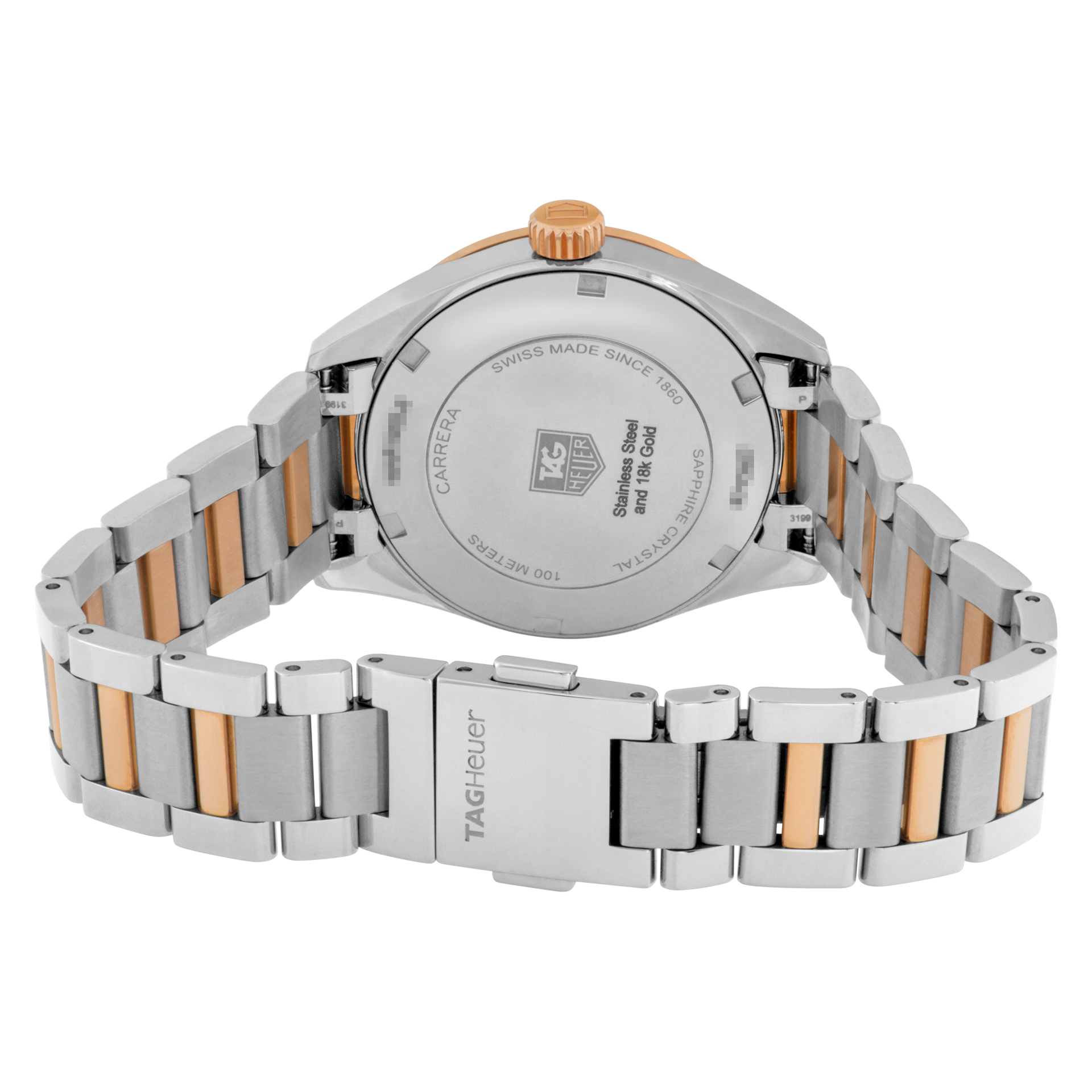 Tag Heuer WAR1352.BD0779 Carrera Quartz Female 18k rose gold & stainless steel Watches Tag Heuer WAR1352.BD0779 Carrera Quartz Female 18k rose gold & stainless steel Watches