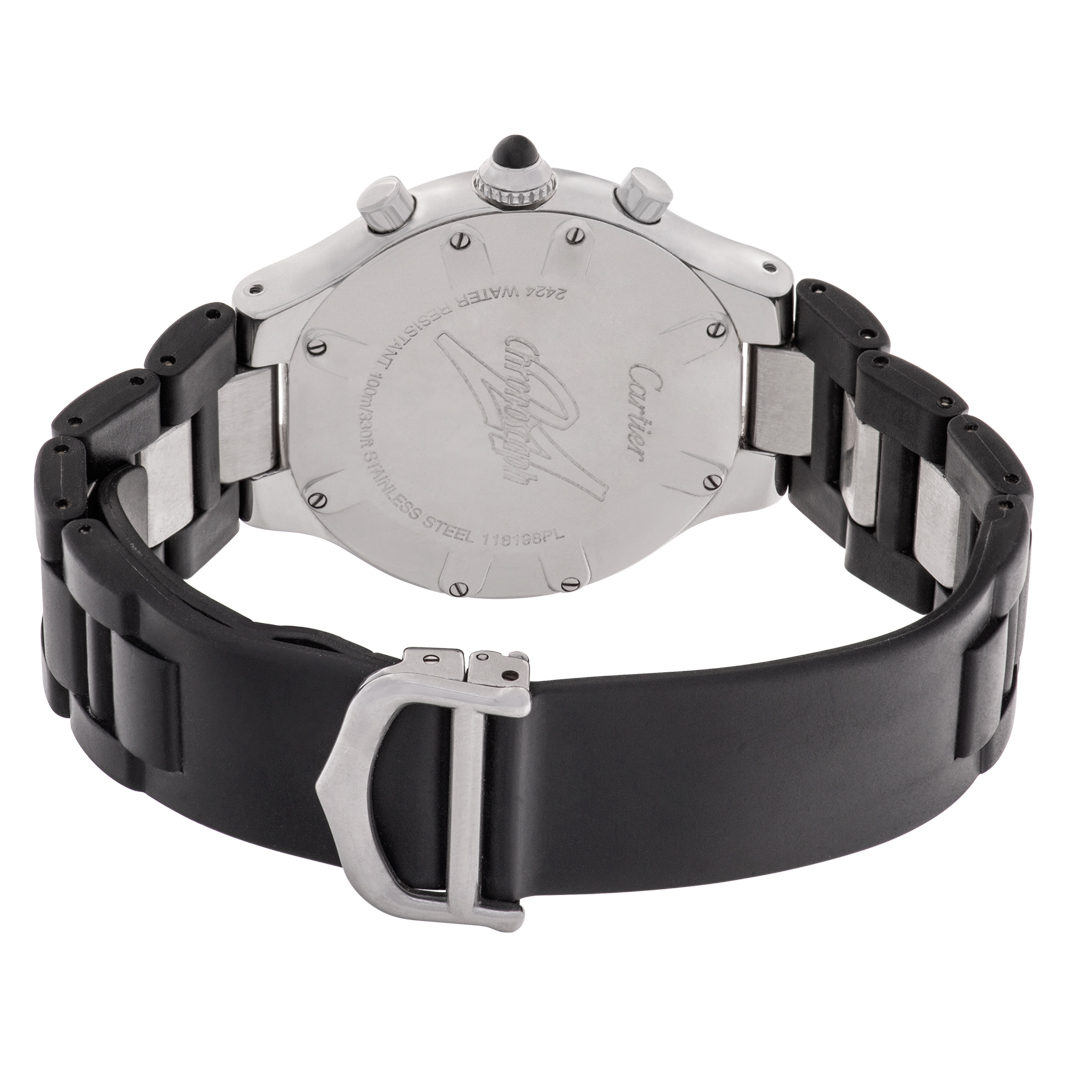 Cartier w10125U2 Chronoscaph 21 Quartz Unisex Stainless Steel Watches Cartier w10125U2 Chronoscaph 21 Quartz Unisex Stainless Steel Watches