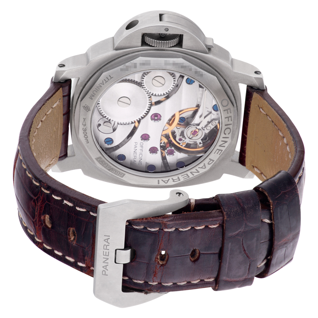 Panerai PAM00112 Luminor Manual Male Titanium Watches Panerai PAM00112 Luminor Manual Male Titanium Watches