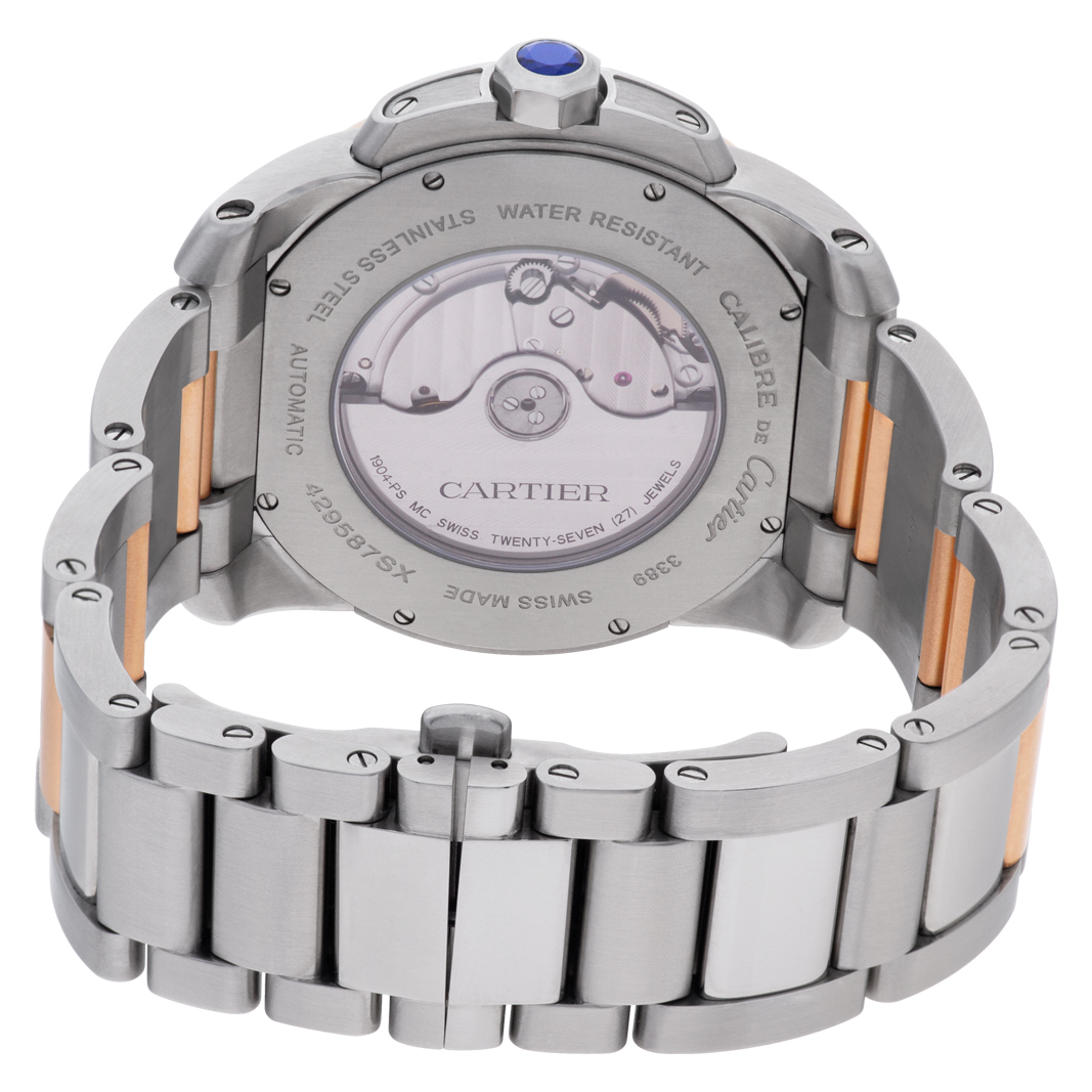 Cartier W7100050 Calibre Automatic Male 18k rose gold & stainless steel Watches Cartier W7100050 Calibre Automatic Male 18k rose gold & stainless steel Watches