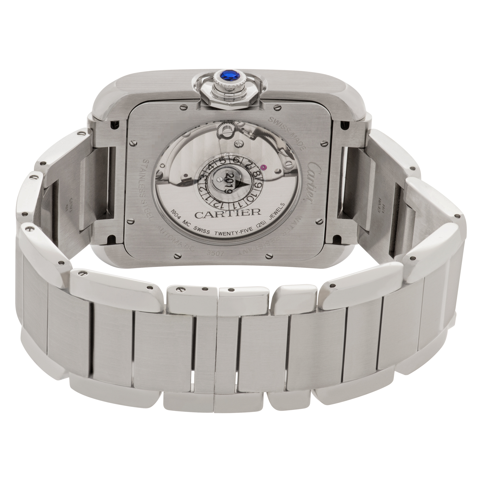 Cartier W5310008 Tank Anglaise XL Automatic Male Stainless Steel Watches Cartier W5310008 Tank Anglaise XL Automatic Male Stainless Steel Watches