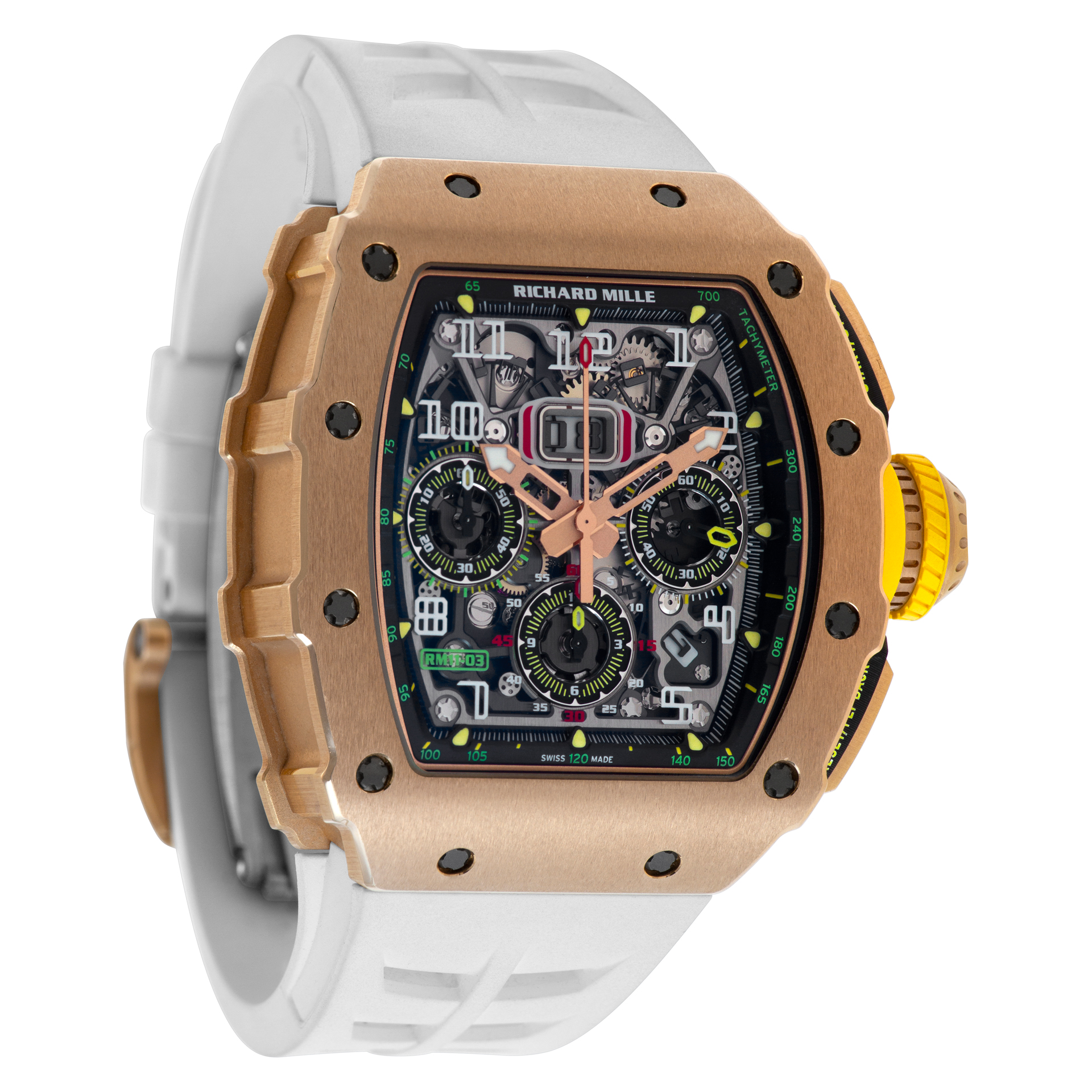 Richard Mille RM11-03 RG Flyback Chronograph Automatic Male 18k rose gold Watches Richard Mille RM11-03 RG Flyback Chronograph Automatic Male 18k rose gold Watches