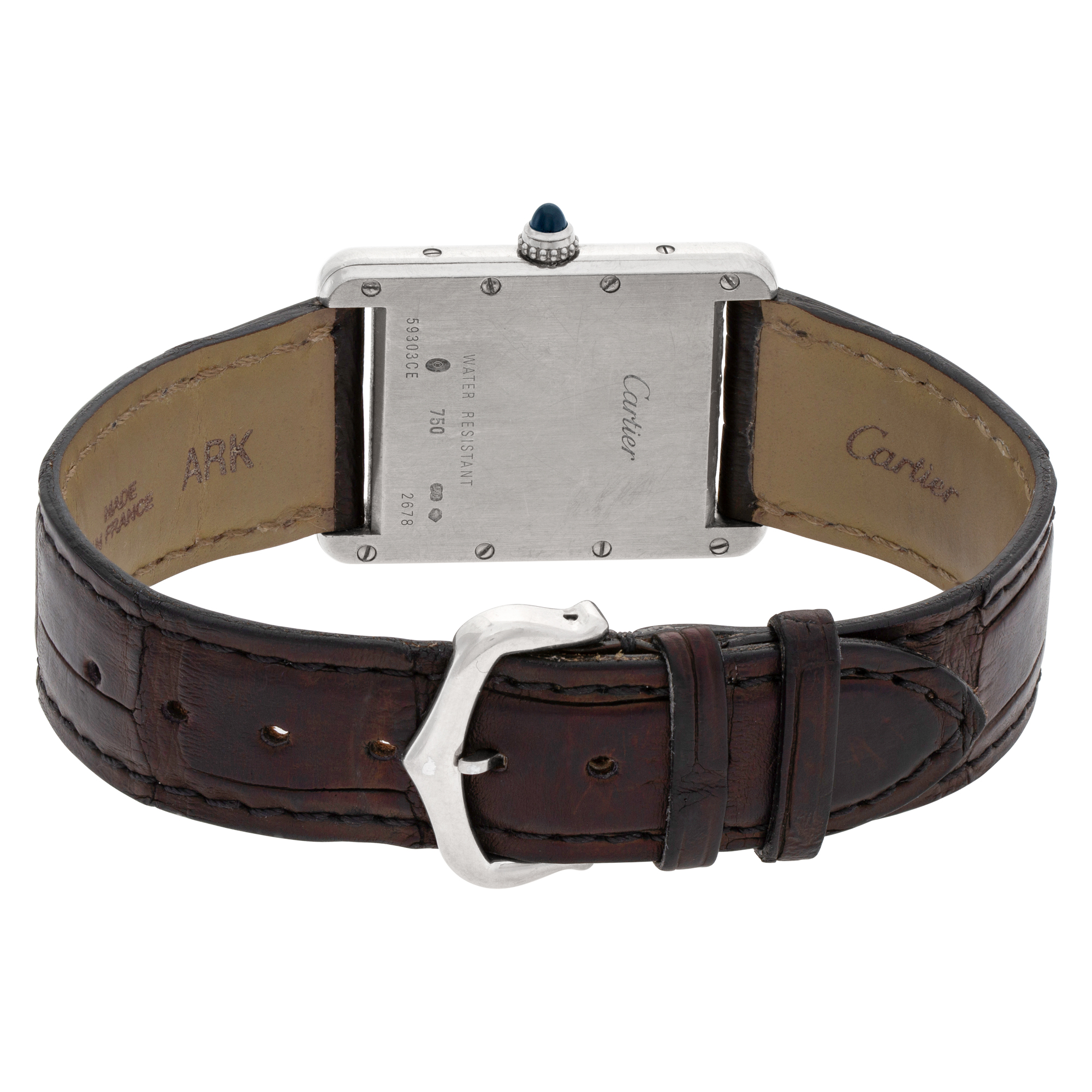 Cartier W1540956 Tank Louis Quartz Unisex 18k White Gold Watches Cartier W1540956 Tank Louis Quartz Unisex 18k White Gold Watches