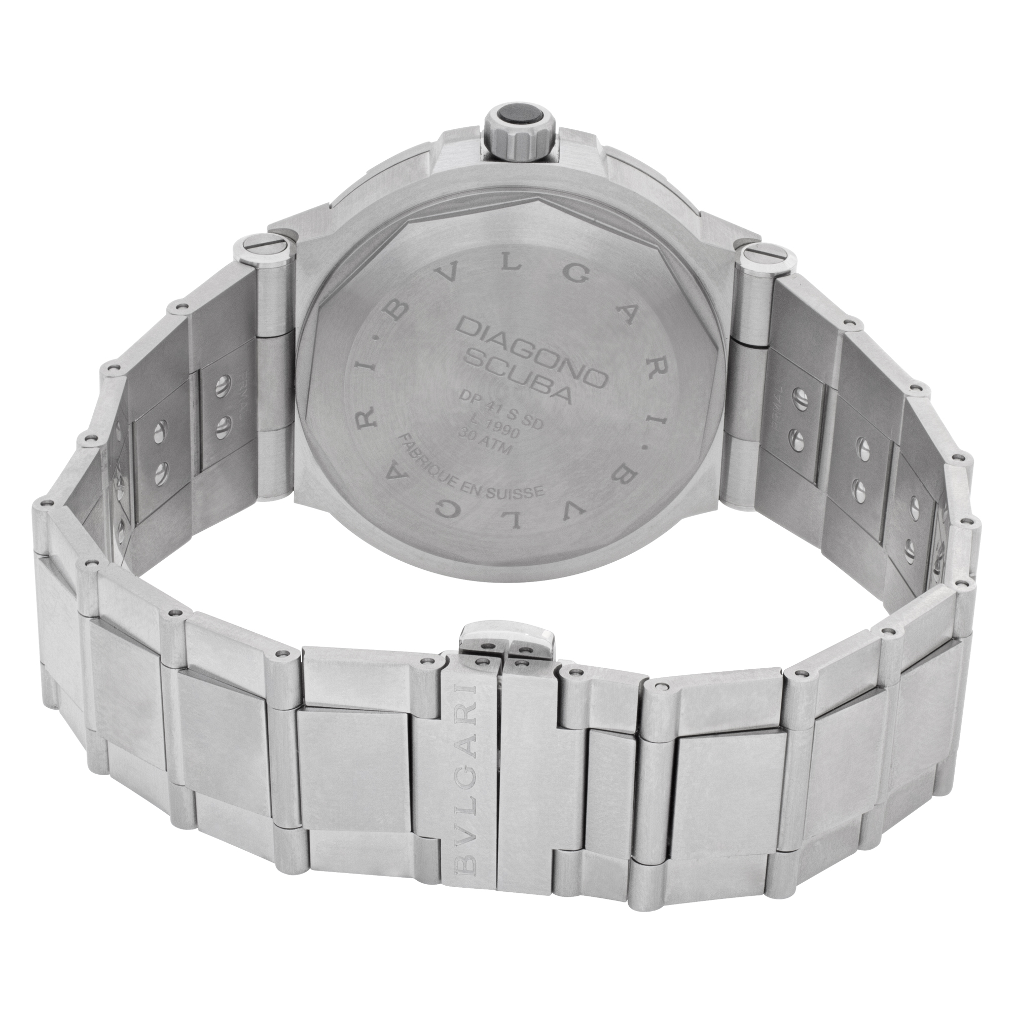 Bvlgari DP41SSD Diagono Acqua Scuba Automatic Male Stainless Steel Watches Bvlgari DP41SSD Diagono Acqua Scuba Automatic Male Stainless Steel Watches