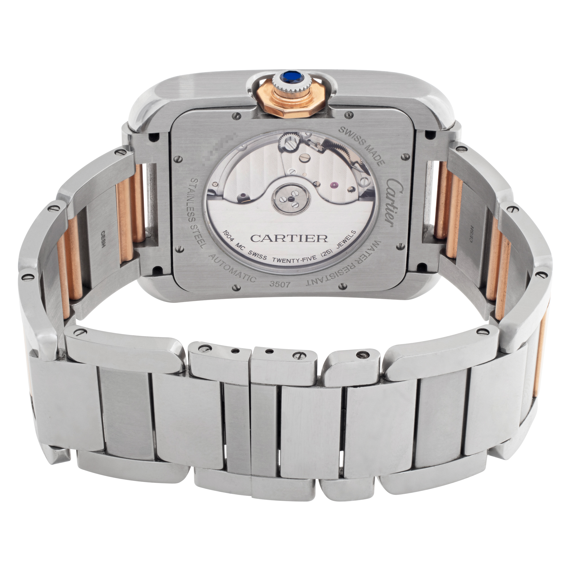 Cartier W5310006 Tank Anglaise XL Automatic Male Stainless Steel Watches Cartier W5310006 Tank Anglaise XL Automatic Male Stainless Steel Watches