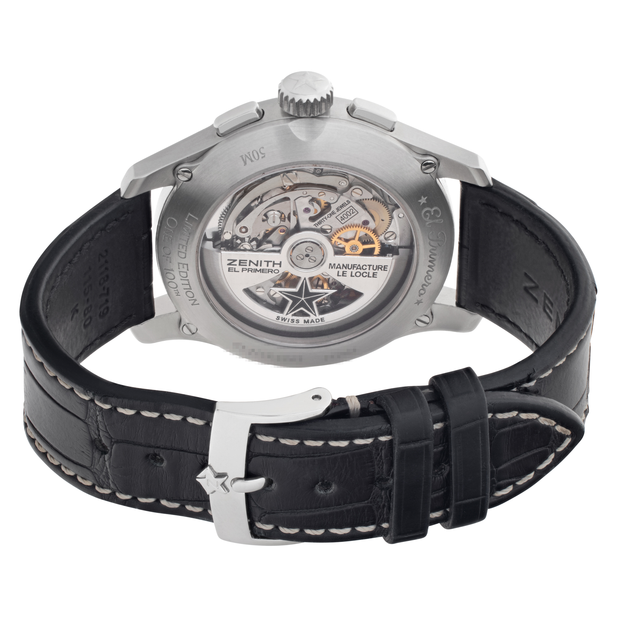 Zenith 03.2119.4002/24.C719 El Primero Automatic Male Stainless Steel Watches Zenith 03.2119.4002/24.C719 El Primero Automatic Male Stainless Steel Watches