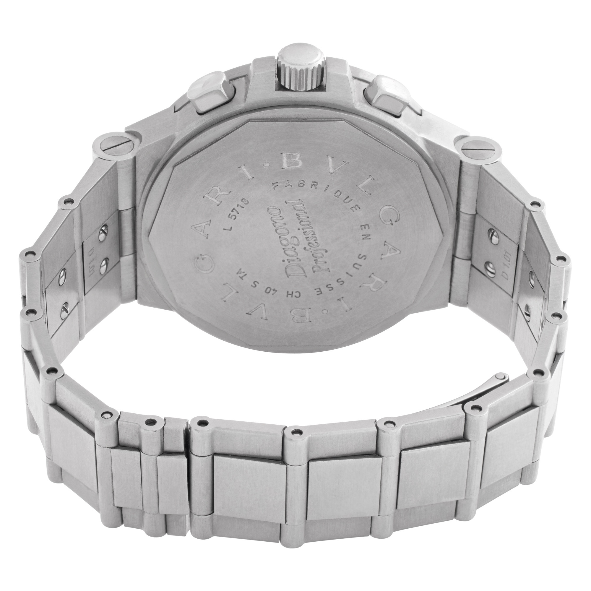 Bvlgari CH 40 ST a Diagono Automatic Unisex Stainless Steel Watches Bvlgari CH 40 ST a Diagono Automatic Unisex Stainless Steel Watches
