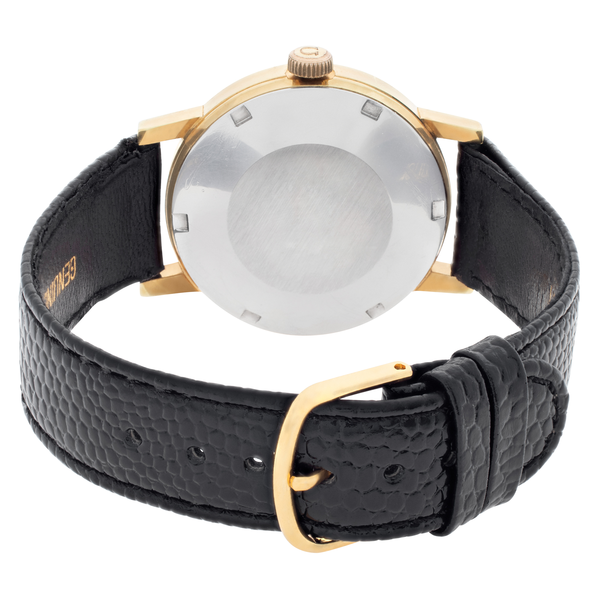 Omega 166.0098 Geneve Automatic Male Gold Plate Watches Omega 166.0098 Geneve Automatic Male Gold Plate Watches
