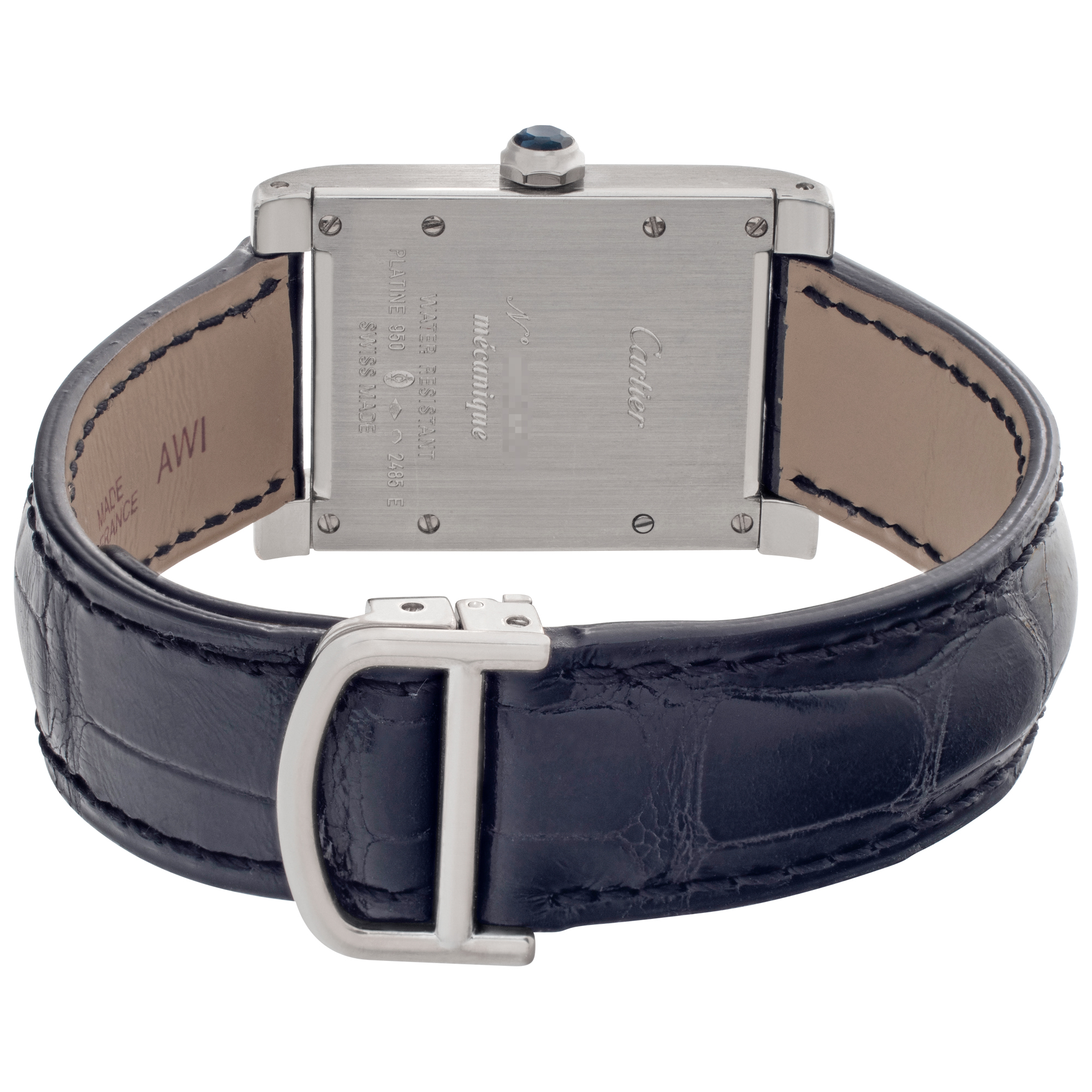Cartier W1539951P Tank Manual Unisex Platinum Watches Cartier W1539951P Tank Manual Unisex Platinum Watches