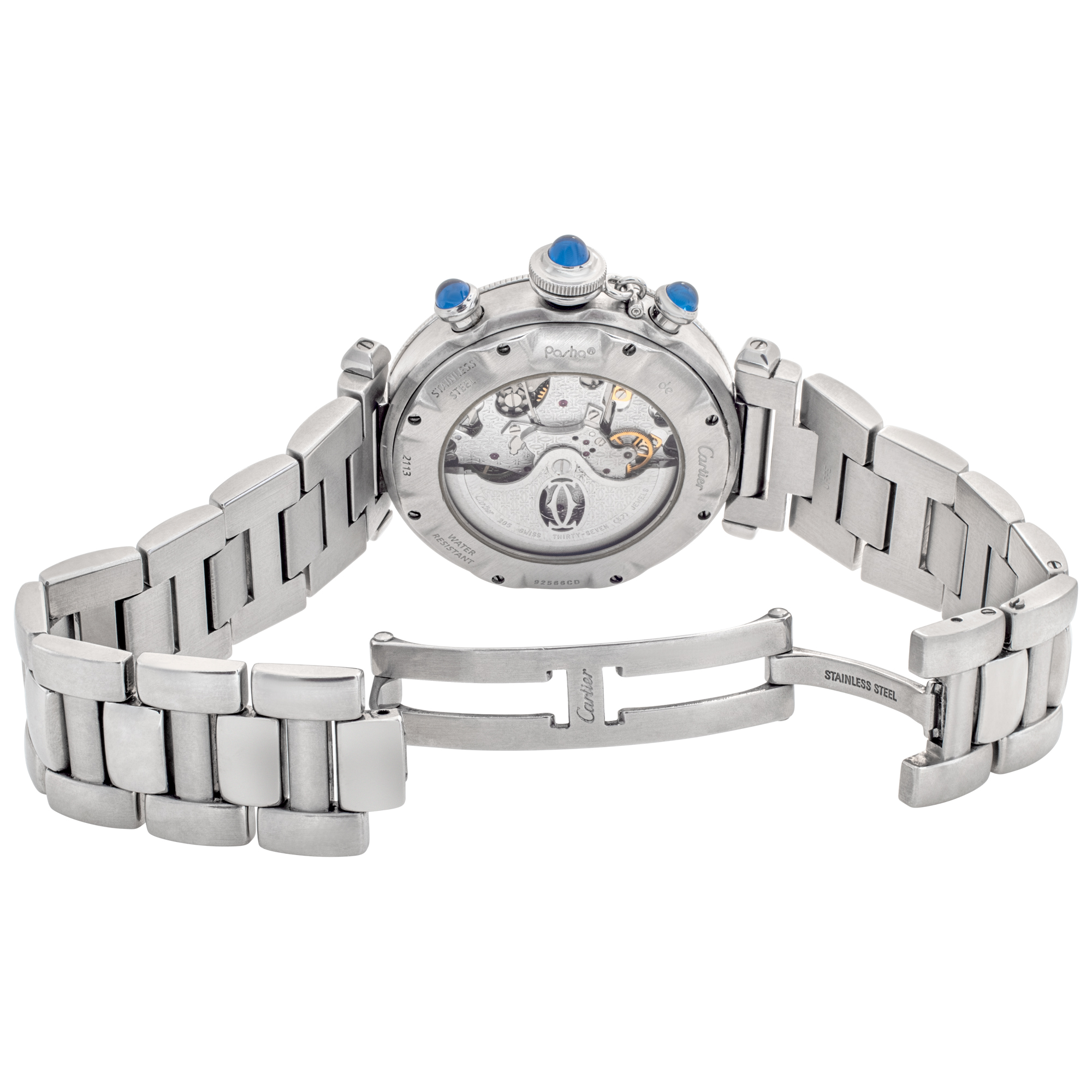 Cartier w31030h3 Pasha Chronograph Automatic Male Stainless Steel Watches Cartier w31030h3 Pasha Chronograph Automatic Male Stainless Steel Watches