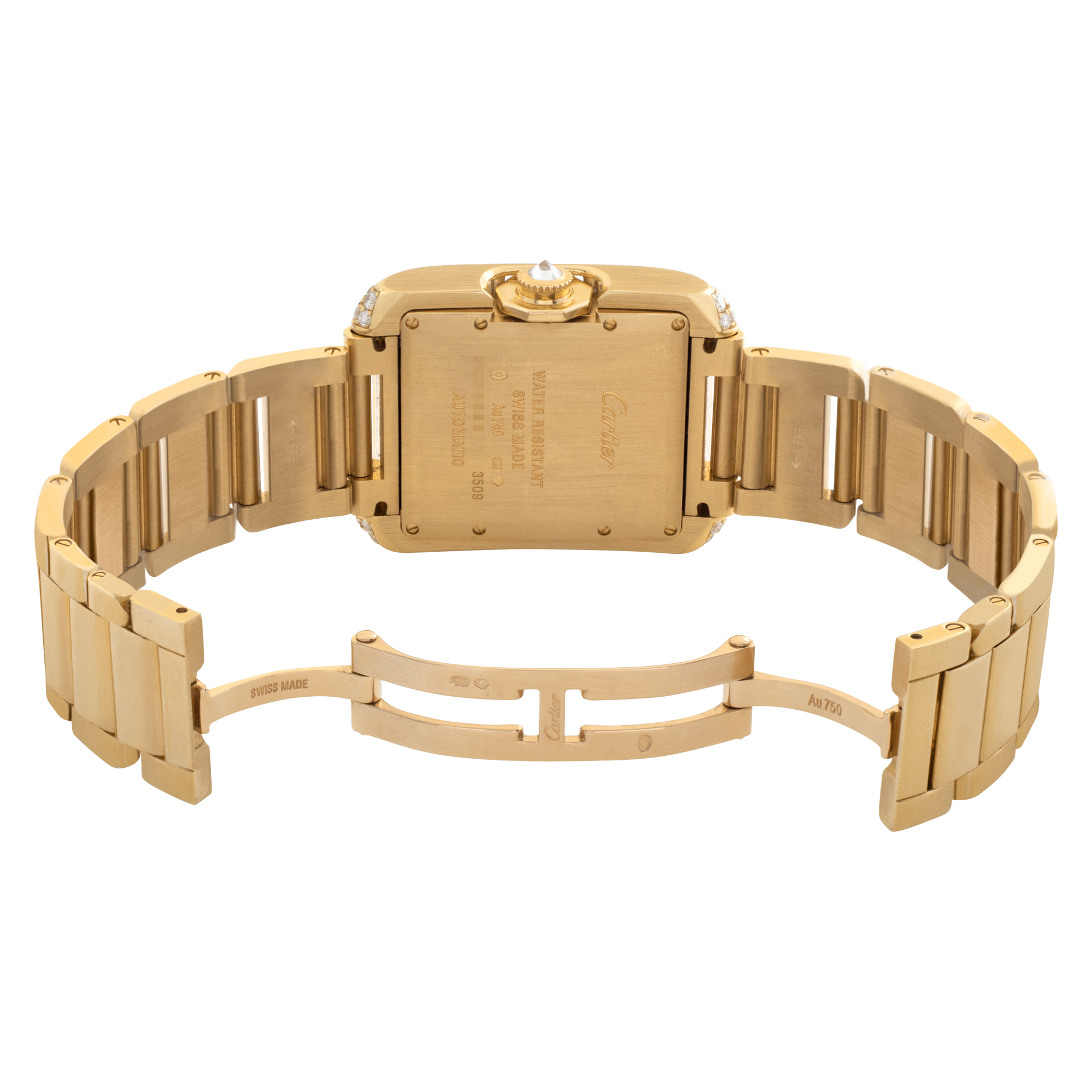Cartier WT100003 Tank Anglaise Automatic Unisex 18k Yellow Gold Watches Cartier WT100003 Tank Anglaise Automatic Unisex 18k Yellow Gold Watches