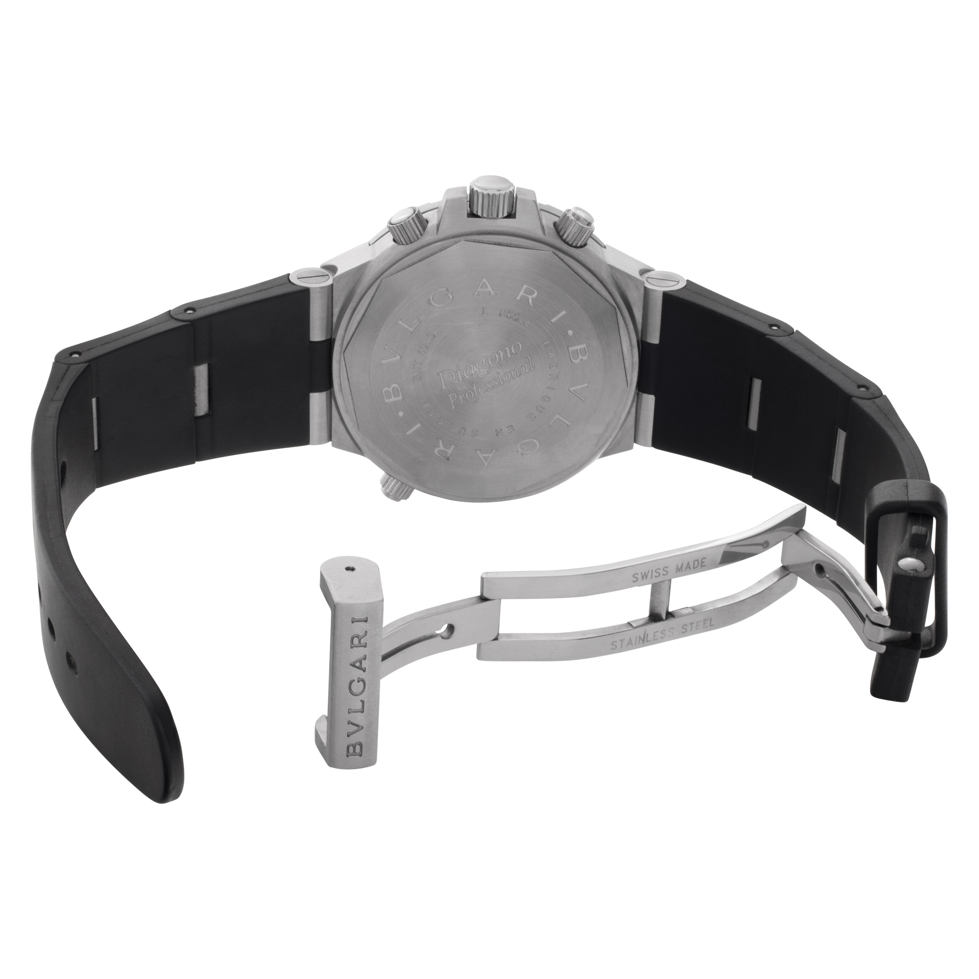 Bvlgari GMT40S Diagono Professional Automatic Male Stainless Steel Watches Bvlgari GMT40S Diagono Professional Automatic Male Stainless Steel Watches