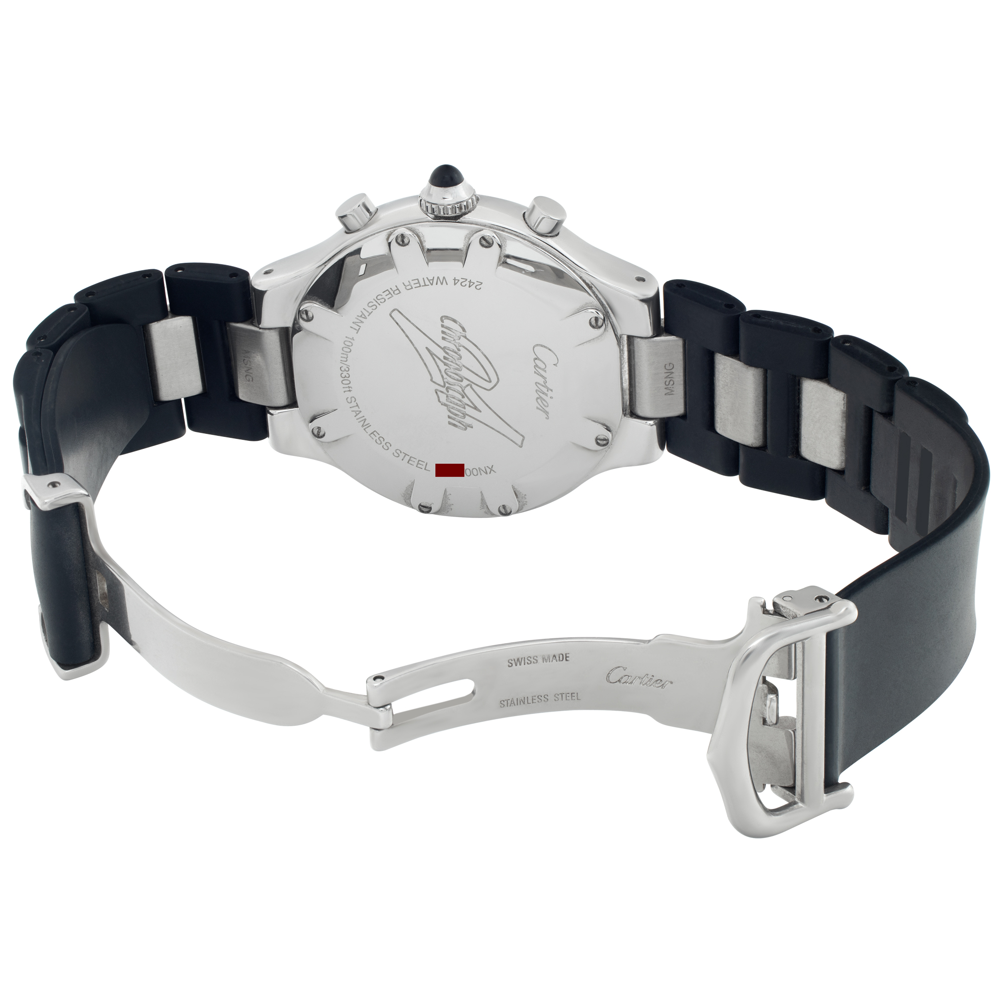 Cartier W10125U2 Chronoscaph Quartz Female Stainless Steel Watches Cartier W10125U2 Chronoscaph Quartz Female Stainless Steel Watches