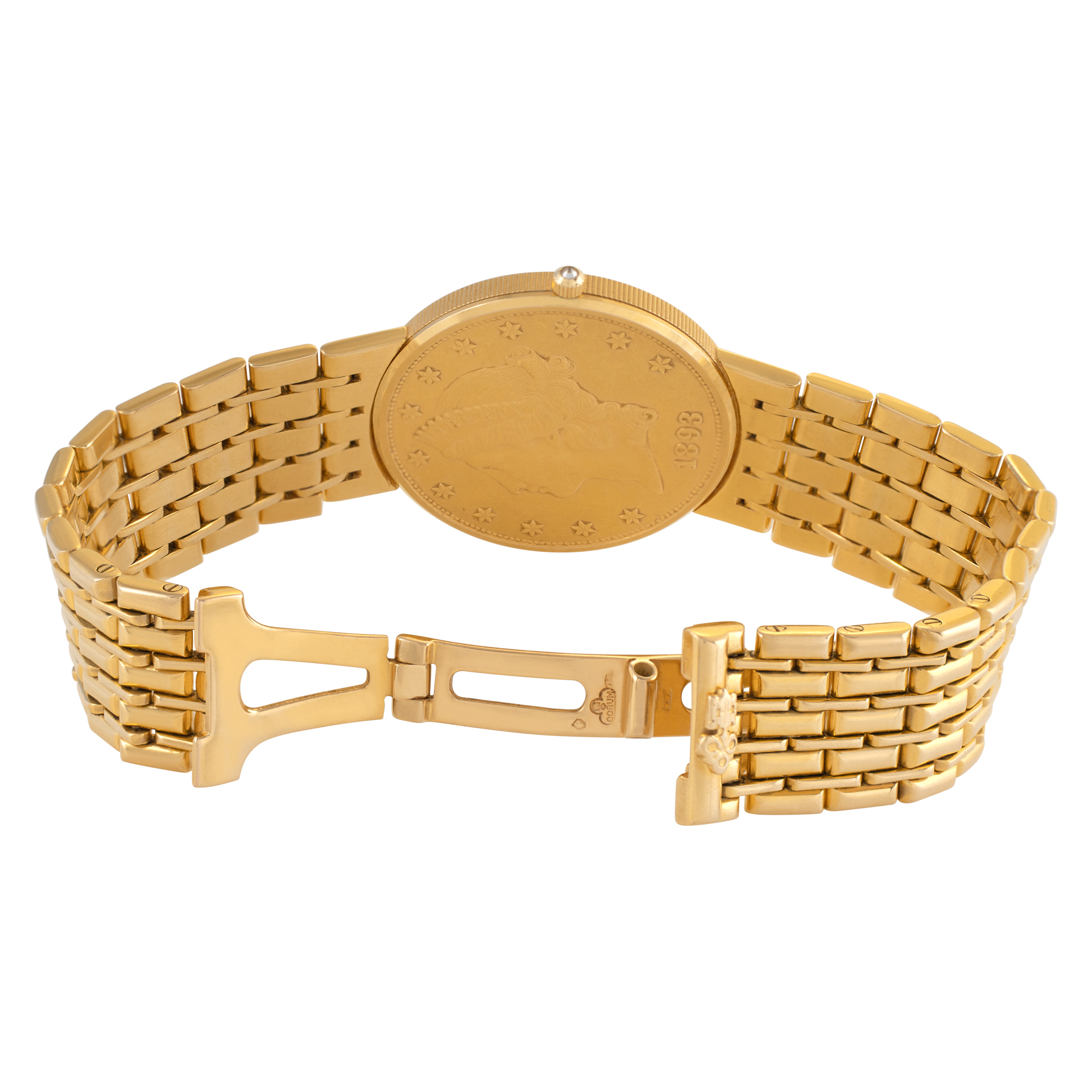 Corum Corum 2872 $20 gold piece Quartz Male 18k yellow gold Watches Corum Corum 2872 $20 gold piece Quartz Male 18k yellow gold Watches