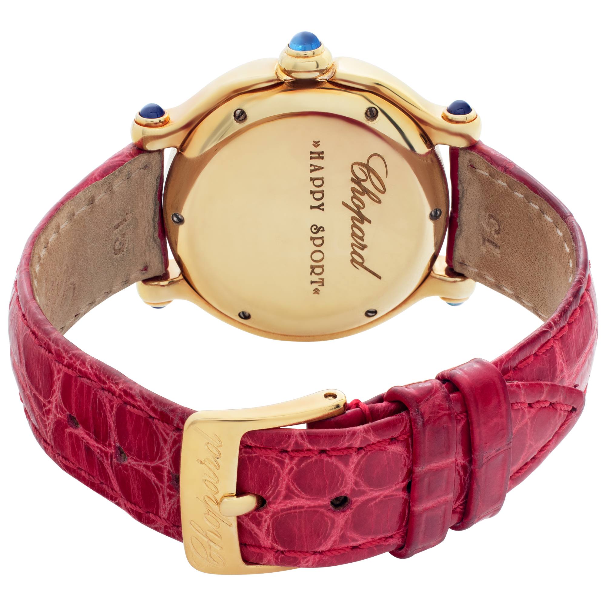 Chopard 27/6144-23/11 Happy Sport Quartz Female 18k yellow gold Watches Chopard 27/6144-23/11 Happy Sport Quartz Female 18k yellow gold Watches