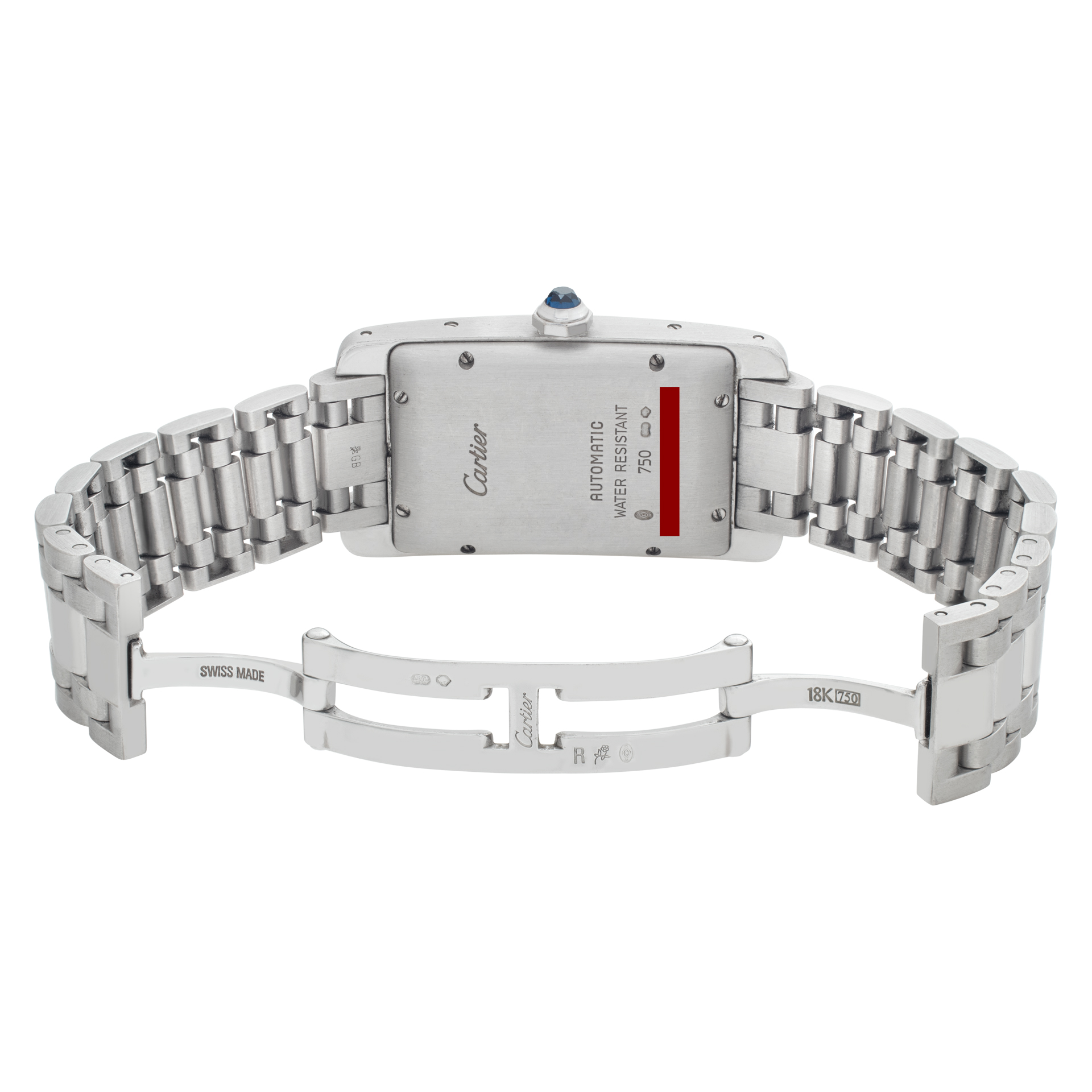 Cartier W26036L1 Tank Americaine Automatic Unisex 18k White Gold Watches Cartier W26036L1 Tank Americaine Automatic Unisex 18k White Gold Watches