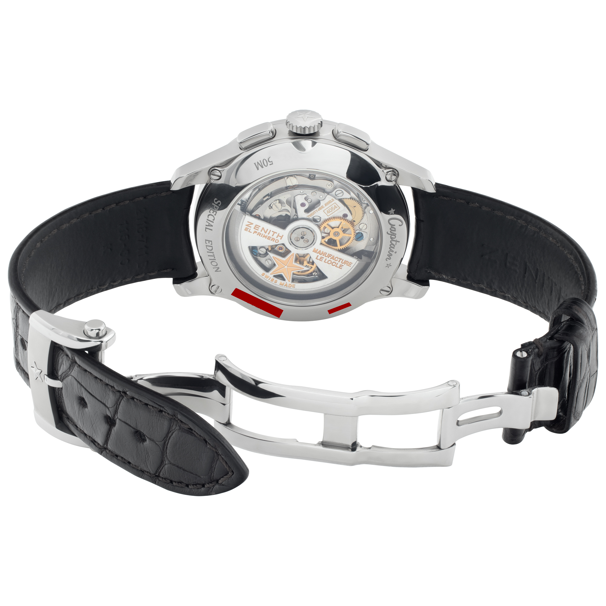 Zenith 03.2072.4054.01.c711 El Primero Automatic Male Stainless Steel Watches Zenith 03.2072.4054.01.c711 El Primero Automatic Male Stainless Steel Watches