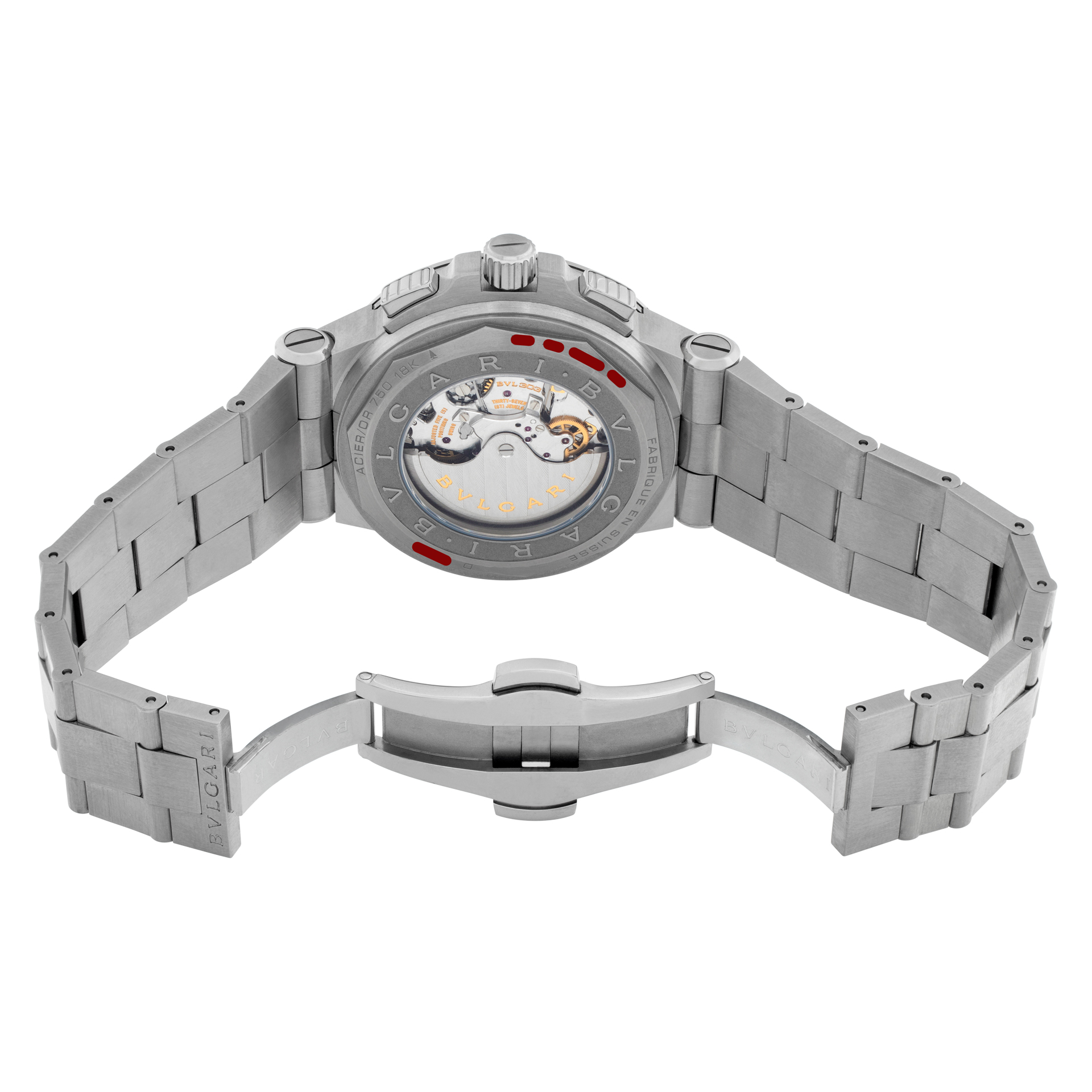 Bvlgari DG 42 SWG CH Diagono Automatic Male Stainless Steel Watches Bvlgari DG 42 SWG CH Diagono Automatic Male Stainless Steel Watches