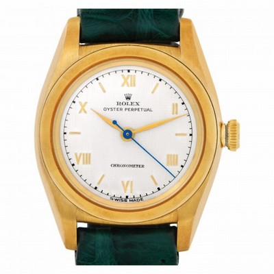 Rolex 3131 Bubble Back Automatic Male 14k yellow gold Replica Watches
