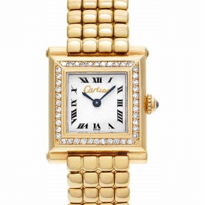 Cartier Cartier 1496 Trocadero Quartz Female 18k yellow gold Replica Watches