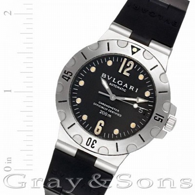 Bvlgari SD 38 S Scuba Automatic Male Stainless Steel Replica Watches