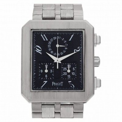 Piaget GOA24021 Protocol Quartz Male 18k White Gold Replica Watches