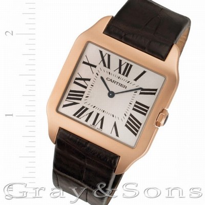 Cartier W2006951 Dumont Manual Male 18k Pink Gold Replica Watches