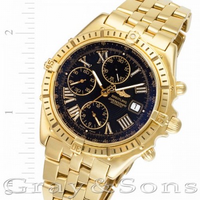Breitling K13055 Chronomat Automatic Male 18k yellow gold Replica Watches