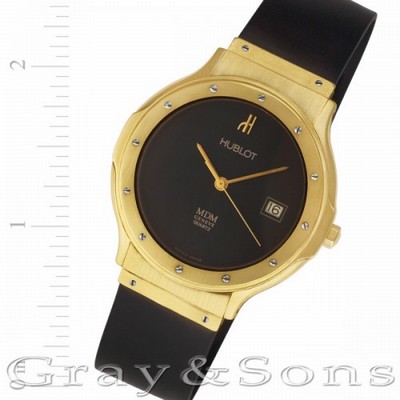 Hublot 172395 M D M Quartz Male 18k yellow gold Replica Watches