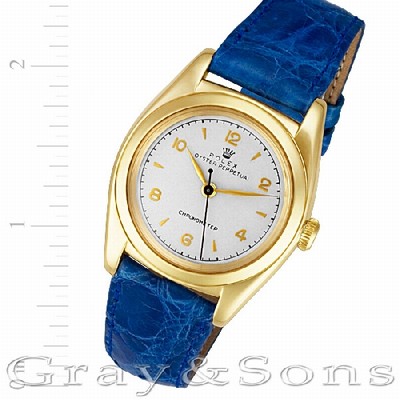 Rolex 3131 Bubble Back Automatic Male 14k yellow gold Replica Watches