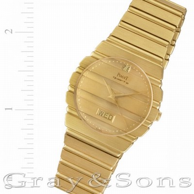 Piaget 417975 Polo Quartz Male 18k yellow gold Replica Watches