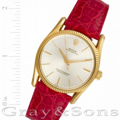 Rolex 1011 Bombay Automatic Male 18k rose gold Replica Watches