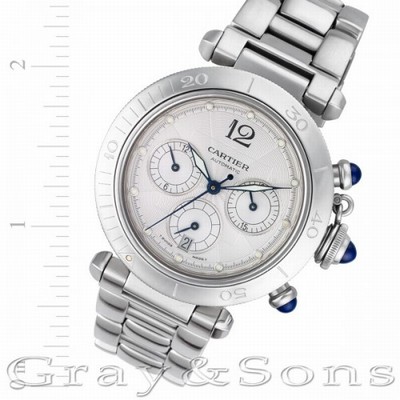 Cartier w31030h3 Pasha Chronograph Automatic Male Stainless Steel Replica Watches