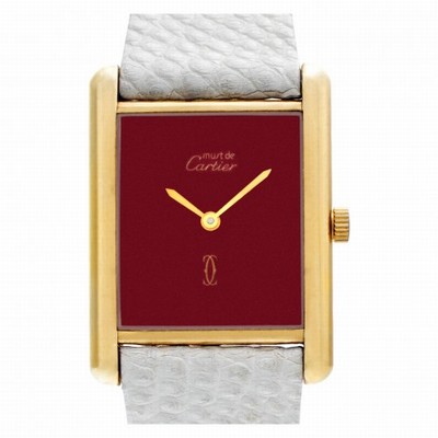 Cartier Cartier 2582 Tank Manual Unisex Vermeil Replica Watches