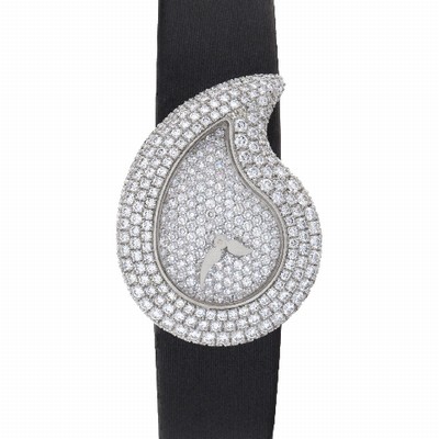 Chopard 43/6700 casmir Quartz Female 18k White Gold Replica Watches