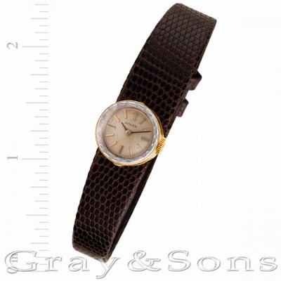 Rolex R500370 Chameleon Manual Female 14k yellow gold Replica Watches