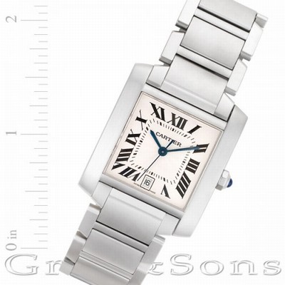 Cartier w51002Q3 Tank Francaise Automatic Male Stainless Steel Replica Watches